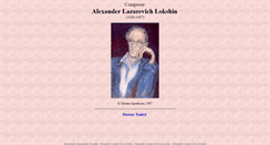 Desktop Screenshot of lokshin.org